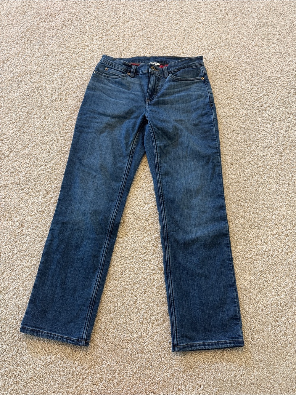 Women’s Duluth lined Classic Straight Fit Jeans - Dark Blue